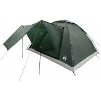 vidaXL Kamperen tent 6-persoons Leger Groen Polyester en Staal