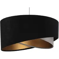 Maco Design Hanglamp Vivien, dimbaar, crème / amber, Woon-/ Eetkamer, Textiel / Stof / Zijde, Modern, Hanglamp