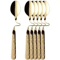 Villeroy & Boch Kaffeelöffel vergoldet NewWave Caffè Spoon 17,5 cm Set van 6