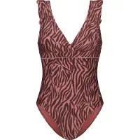 Beachlife Zebra Dames Badpak - Maat 42 (Cupmaat B)