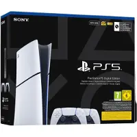 Sony Playstation 5 Slim Digital 825gb+2dualsense Console Zilver Europe PAL / EU Plug 220V