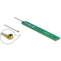 DeLOCK LPWAN Antenna 880 - 960 MHz I-PEX Inc., MHF I plug 2 dBi 1.13 7.5 cm PCB internal self-adhesive