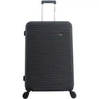 Saxoline - Twist | Harde Koffer / Trolley / Reiskoffer - L - Zwart - Zwart / Large
