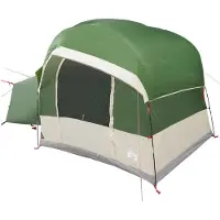 vidaXL Tailgate Tent met Regenhoes Waterafstotend Groen 4-persoons