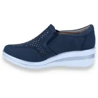 Soft Comfort Dames Mocassin | Blauw | Maat: 38