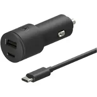 Motorola USB-oplader 45 W USB-A, USB-C Quick Charge 3.0 Zwart