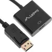 Lanberg Adapter DisplayPort naar HDMI Lanberg AD-0009-BK Zwart