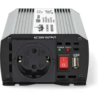 Nedis Auto Omvormer 600W – 12V / 230V – Stopcontact & USB