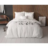 Sleeptime dekbedovertrek Namastay - Wit - Microvezel - 1-persoons (140x220 + 60x70cm)