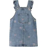 Name it Jurk 'NMFFaith' blauw denim / rosa