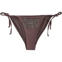Next Bikinibroek chocoladebruin / zilver