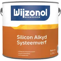 Wijzonol LBH Silicon Alkyd Systeemverf | Halfglanzend Eén-pot-systeem 500 ML - Wit