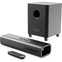 Majority Naga 40 Plus Soundbar - Bluetooth - Subwoofer - Draadloos - HDMI ARC - AUX - Zwart