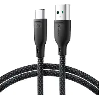 JOYROOM - Multi-Color - Series SA34-AC6 USB-A / USB-C-kabel 100W snelle overdracht 1m - zwart