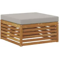 vidaXL Buiten Voetenbank Massief Acacia Hout Naturel
