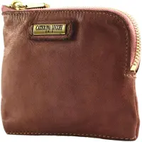 Caterina Lucchi Leren kaarthoes Fanny Wallet Rosa mauve