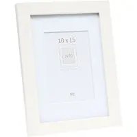 Deknudt Frames fotolijst - wit met passe-partout - 7x10 / 10x15 cm