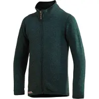 Woolpower Vest Kids Full Zip Jacket 400 Forest Green-Maat 122 - 128
