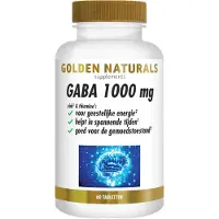 Golden naturals Gaba 1000mg (60 tabletten)