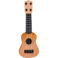 Typecat Gele klassieke ukelele gitaar voor kinderen, klein speelgoed voor vroege educatie