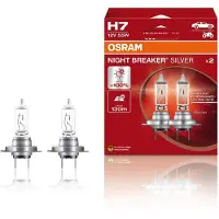 Osram Night Breaker Serie - Voertuigverlichting - H7 Lamp - Zilver - Lange Levensduur