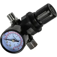GEKO HVLP spuitpistool drukregelaar - nauwkeurige drukregeling - 0-12 BAR - 1/4" schroefdraad