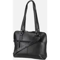 The Chesterfield Brand Novum Koffer Leer 35 cm Laptop compartiment zwart