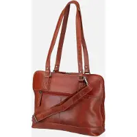 The Chesterfield Brand Novum Koffer Leer 35 cm Laptop compartiment bruin