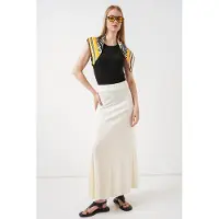 Big Dart Hoge Taille A-Lijn Maxi Rok