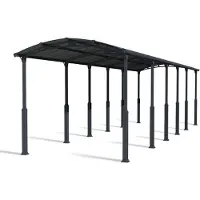 Palram - Canopia Palram | - Carport Camper Alpine - Grijs - 1290x359x307cm
