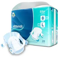 Attends 2x Slip Active 8 L 28 Stuks