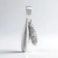 Cavill - Zilveren Hanger - 925 Sterling Zilver Gerhodineerd - I1 G Ronde Briljant Diamant 0,034 ct - Pave Diamant Sieraden - Luxe Dames Cadeau