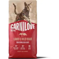 Carnilove Sterilised lam met wild zwijn kattenvoer 2 x 6 kg