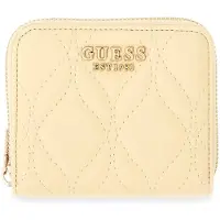 GUESS portemonnee Maxine SLG Zip Around Wallet Pale Yellow Lichtgeel