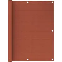 vidaXL Balkonscherm 120x300 cm HDPE terracotta
