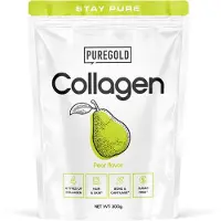 Pure Gold Collagen Rundercollageen Poeder – 300g – Peer – 25 Porties – 4 Types Collageen met Vitamine C, A, Zink & Selenium