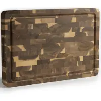 Namture - Snijplank Hout - Premium Olie - 45x30x4 cm - Anti-slip - Hakblok Kopshout - Luxe Giftbox