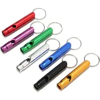 Eurobatt Noodfluitjes met Sleutelhanger - Set van 12 Stuks - Survivalfluitjes - Mix van Kleuren