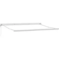 vidaXL Luifel automatisch uittrekbaar 450x300 cm bruin