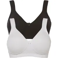 Bonprix Minimizer T-shirt bh zonder beugels met biologisch katoen (set van 2) maat 85