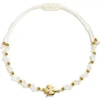 Yehwang Lucky charm armband Gebroken wit/Eén maat