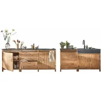 Loberon Keukenkast set van 4 Sunnybrook