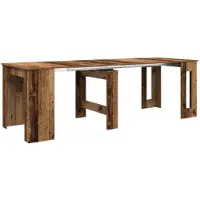 vidaXL Eettafel 240 x 85 x 75 cm Bewerkt hout Oud hout Rechthoekig