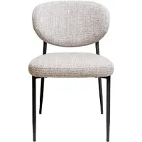 Giga Meubel Eetkamerstoel Vajèn Beige Chenille