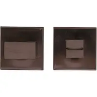HDD pro WC-garnituur Square 48mm Mat Brons