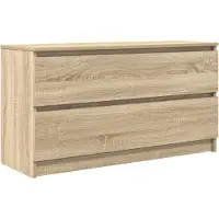 vidaXL Tv-meubel 100x35x54 cm bewerkt hout sonoma eikenkleurig