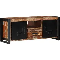 vidaXL Tv-meubel 100x30x40 cm massief gerecycled hout