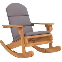 vidaXL Schommelstoel Adirondack met kussens massief acaciahout