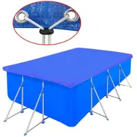 vidaXL Zwembadhoes rechthoekig 90 g/m² 400x207 cm PE