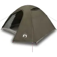 vidaXL Koepeltent 3-persoons waterdicht bruin